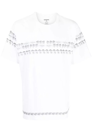 Neighborhood mushroom-print detail T-shirt - White