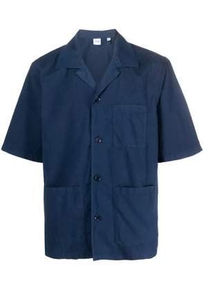 ASPESI short-sleeve cotton shirt - Blue