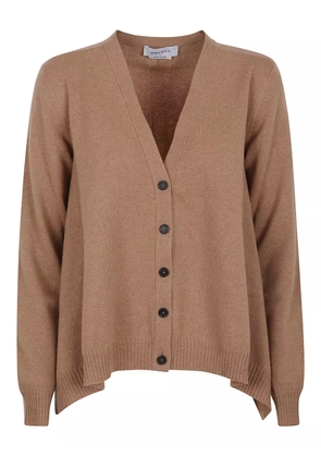 Alexander McQueen cashmere buttoned cardigan - Brown