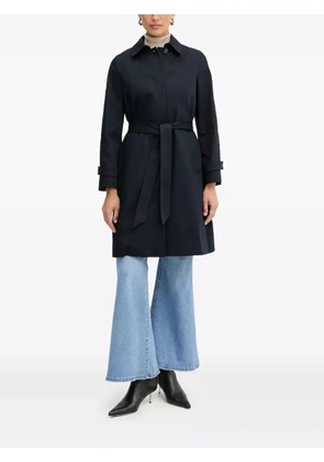BOSS Calexis belted coat - Blue