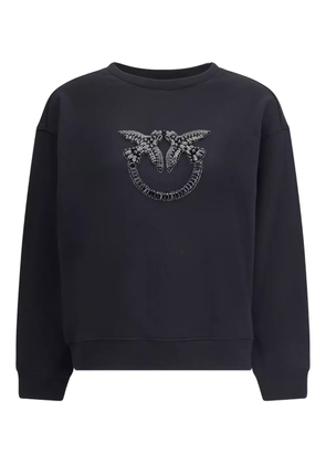 PINKO crystal-embellishment sweatshirt - Black