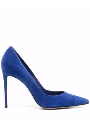 Le Silla 100mm Eva suede pumps - Blue