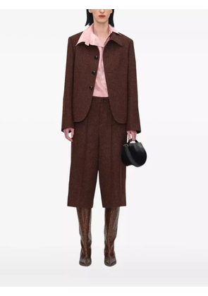 UMBER POSTPAST four-button wool-blend jacket - Brown