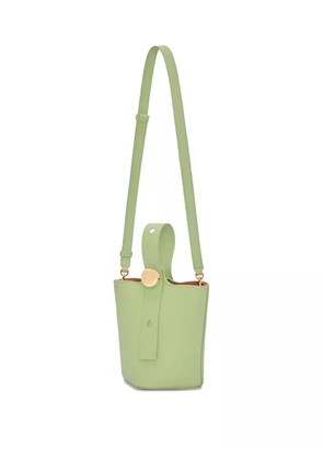 LOEWE mini Pebble calfskin bucket bag - Green