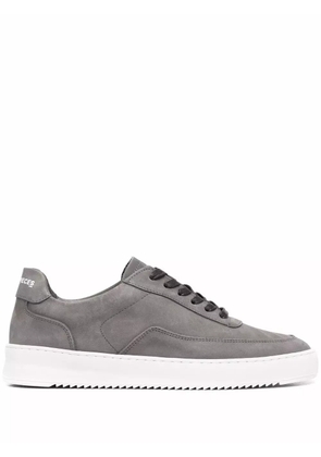 Filling Pieces leather low-top sneakers - Grey