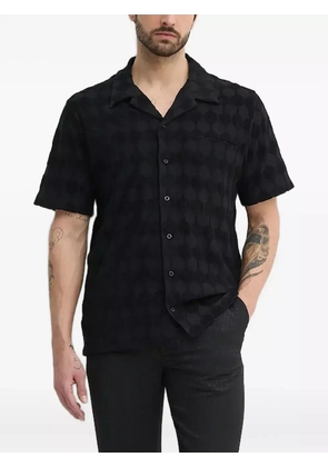 BALR. textured geometric shirt - Black
