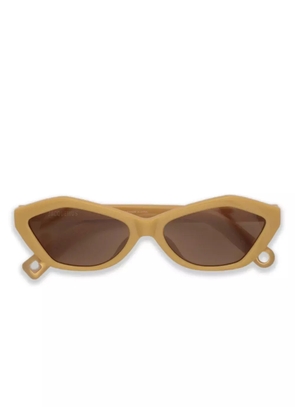 Jacquemus geometric-frame sunglasses - Neutrals