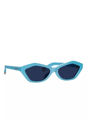 Jacquemus geometric-frame sunglasses - Blue