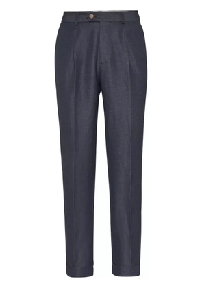 Brunello Cucinelli tapered-leg trousers - Grey