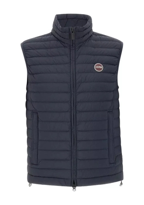 Colmar quilted logo vest - Blue