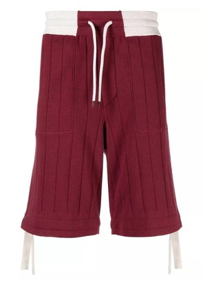 Brunello Cucinelli knitted bermuda shorts - Red