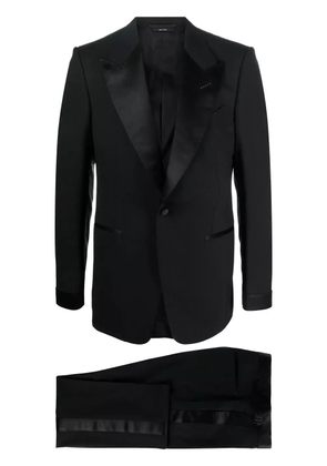 TOM FORD peak-lapel wool suit - Black