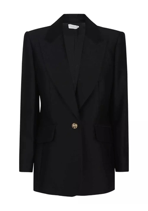 ZIMMERMANN single-button notched blazer - Black