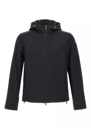 Colmar drawstring-hood zip-up jacket - Black