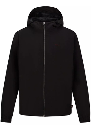 Bally logo-print hooded jacket - Black