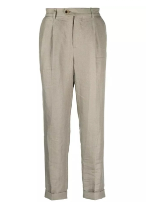 Brunello Cucinelli cropped tailored trousers - Green