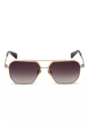 AllSaints Dune Navigator pilot-frame sunglasses - Gold