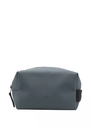 Rains zip-top wash bag - Blue