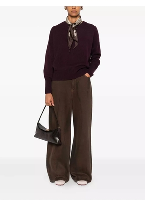 Lisa Yang round-neck cashmere sweater - Purple