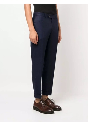 Brunello Cucinelli cropped tailored trousers - Blue