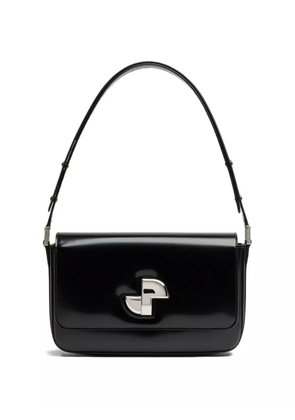 Patou Le Classic Lock leather shoulder bag - Black