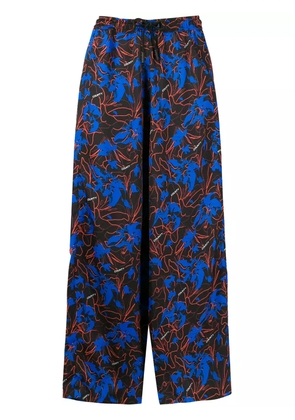 COUNTY OF MILAN Hawaii straight-leg trousers - Black