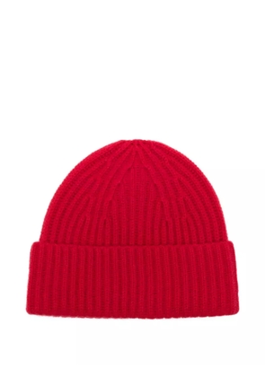 Lisa Yang ribbed cashmere beanie - Red