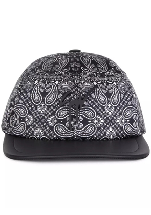 Giuseppe Zanotti Cohen paisley-print cap - Black
