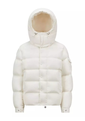 Moncler hooded puffer jacket - White
