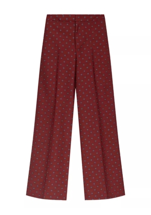 ETRO jacquard-pattern flared trousers