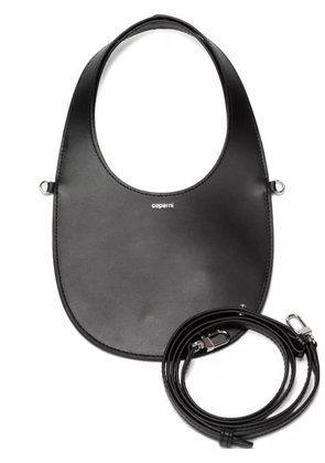 Coperni mini Swipe leather shoulder bag - Black