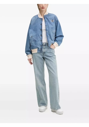 Karl Lagerfeld Jeans logo-plaque jeans - Blue