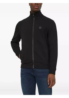 BOSS high-neck zip-up sweatshirt - Black