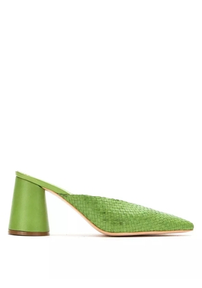 Sarah Chofakian leather mules - Green