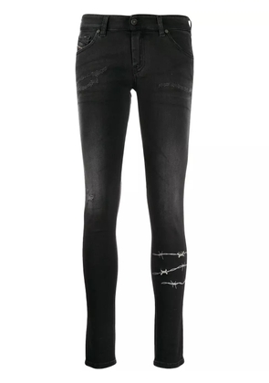 Diesel barbed wire skinny jeans - Black