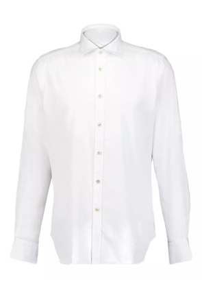 Boglioli long-sleeve button-fastening shirt - 0101 WHITE