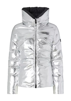 PINKO metallic high-neck jacket - Silver