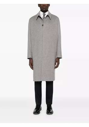 Lardini buttoned patch-pocket coat - Grey