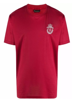 Billionaire crest-embroidered T-shirt