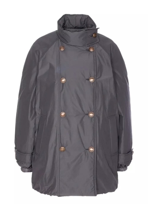 Brunello Cucinelli double-breasted padded coat - Grey