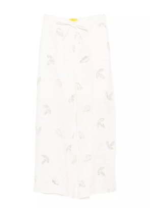 Marques'Almeida sequin-embellished trousers - White