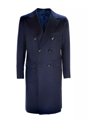 SARTORIO NAPOLI double-breasted wide-lapel coat - Blue