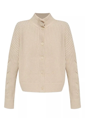 Max Mara cable-knit ribbed cardigan - Neutrals
