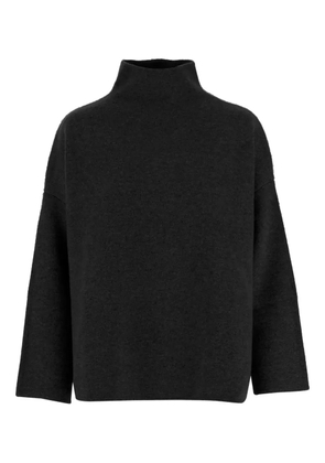 OLIVER LATTUGHI high-neck cashmere sweater - Black