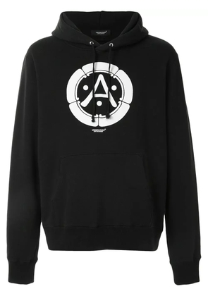 Undercover graphic print hoodie - Black