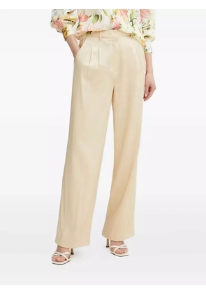GUESS USA pleated satin trousers - Neutrals