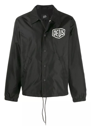 Deus Ex Machina logo print shirt jacket - Black