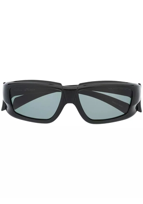 Rick Owens square frame sunglasses - Black