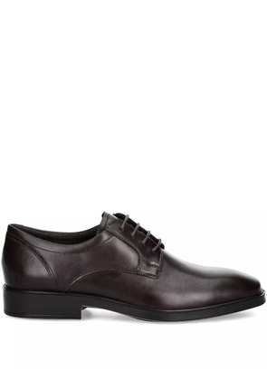 ECCO leather lace-up derby shoes - Brown