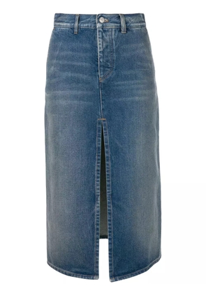 Balenciaga front slit skirt - Blue